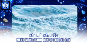 Nằm Mơ Thấy Nước Mênh Mông Đánh Con Gì Thưởng Lớn
